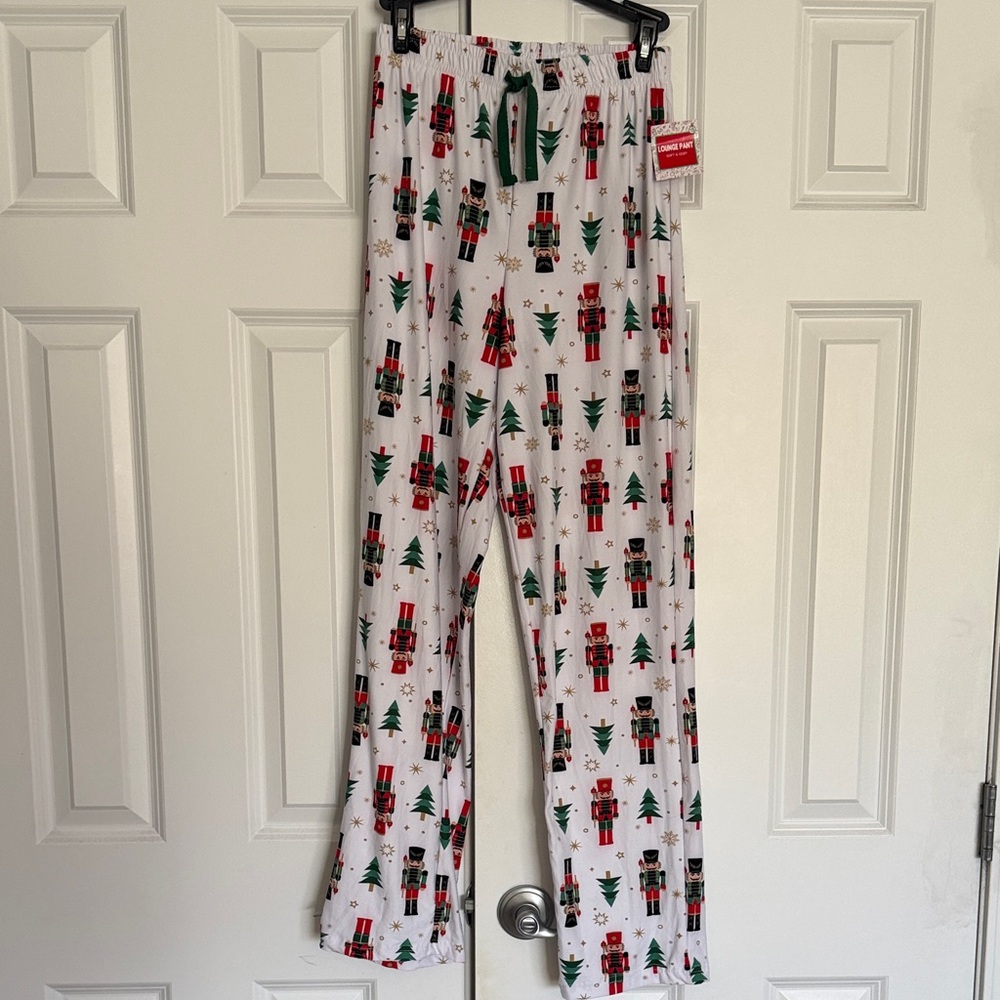 Festive Nutcracker Pajama Pants size M NWT